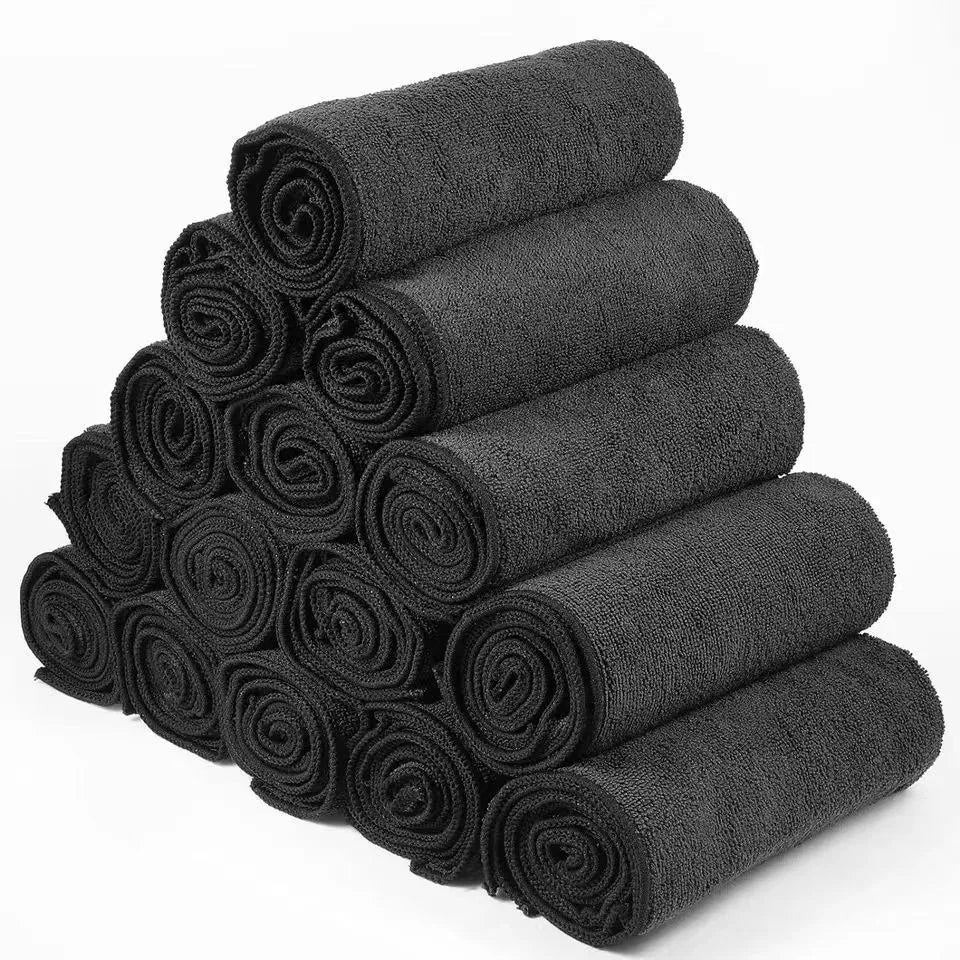 10Pcs Microfiber Cleaning Cloth, Super Soft Dry Absorbent, Car Wash Towel, Dish Towel, Multi-Functional Cleaning Towel