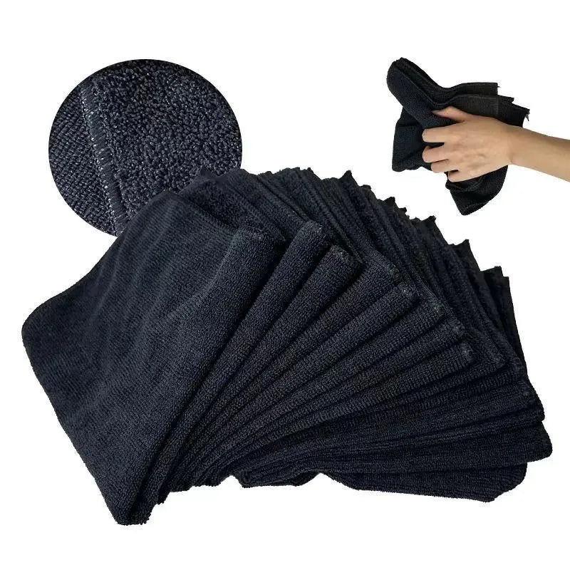 10Pcs Microfiber Cleaning Cloth, Super Soft Dry Absorbent, Car Wash Towel, Dish Towel, Multi-Functional Cleaning Towel