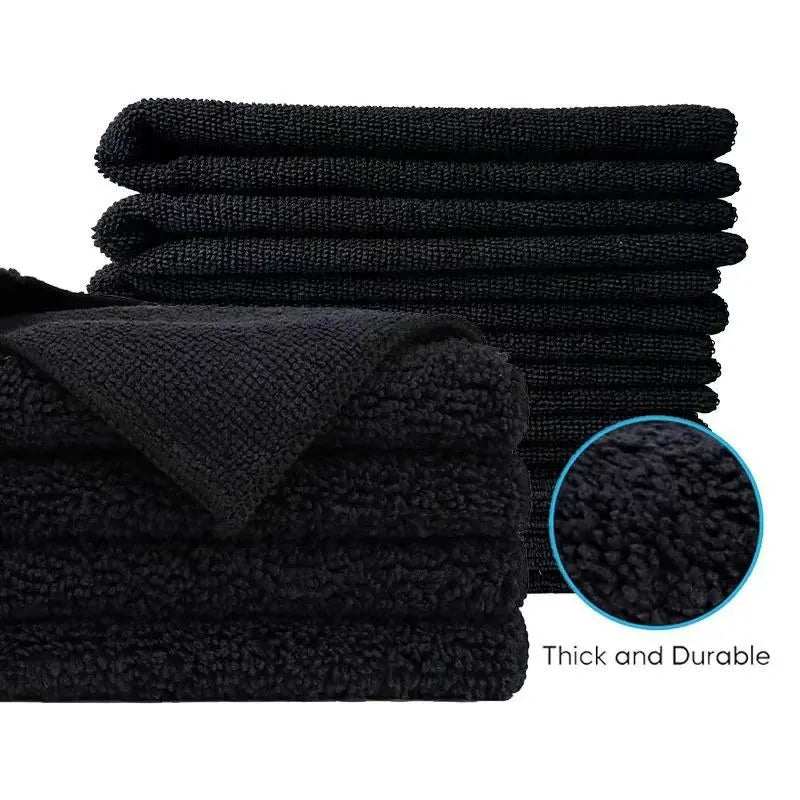 10Pcs Microfiber Cleaning Cloth, Super Soft Dry Absorbent, Car Wash Towel, Dish Towel, Multi-Functional Cleaning Towel